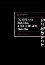 По Путину забава, а по Белкину – забота.