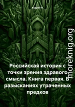 Российская история с точки зрения здравого смысла. Книга первая. В разысканиях утраченных предков