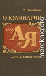 О кулинарии от А до Я. Словарь-справочник