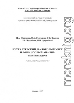 Бухгалтерский, налоговый учет и финансовый анализ: сквозная задача