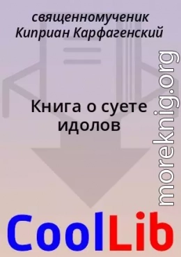 Книга о суете идолов