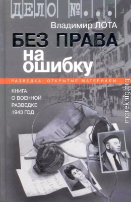 Без права на ошибку. Книга о военной разведке. 1943 год