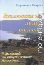 «Взгляните на лилии полевые…» Курс лекций по литургическому богословию