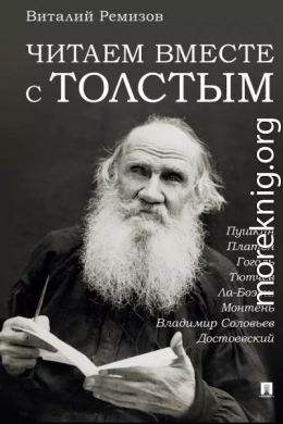 Читаем вместе с Толстым. Пушкин. Платон. Гоголь. Тютчев. Ла-Боэти. Монтень. Владимир Соловьев. Достоевский