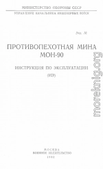 Противопехотная мина МОН-90. Инструкция по эксплуатации