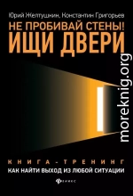 Не пробивай стены! Ищи двери. Как найти выход из любой ситуации. Книга-тренинг