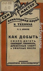 Как добыть смолу, деготь, скипидар, канифоль, древесный спирт и эфирные масла