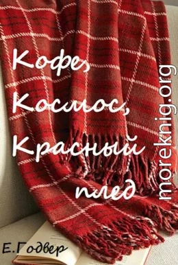 Кофе, космос, красный плед