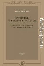 Аристотель на Востоке и на Западе. Метафизика и разделение христианского мира