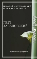 ЗАВАДОВСЬКИЙ Петро Васильович