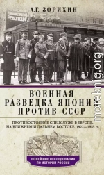 Военная разведка Японии против СССР. Противостояние спецслужб в Европе, на Ближнем и Дальнем Востоке. 1922—1945