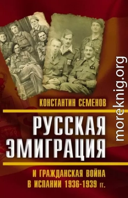 Русская эмиграция и гражданская война в Испании 1936–1939 гг.