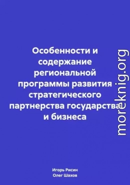 Особенности и содержание региональной программы развития стратегического партнерства государства и бизнеса