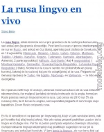 La rusa lingvo en vivo