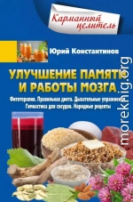 Улучшение памяти и работы мозга. Фитотерапия. Правильная диета. Дыхательные упражнения. Гимнастика для сосудов. Народные рецепты