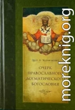 Очерк православного догматического богословия. Часть I