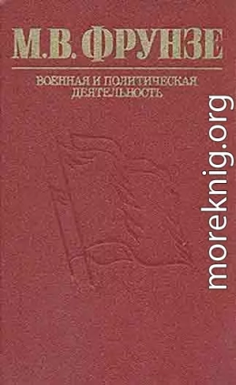 М. В. Фрунзе. Военная и политическая деятельность