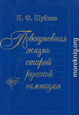 Повседневная жизнь старой русской гимназии