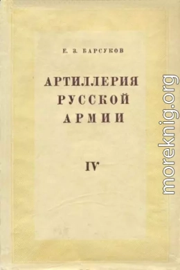 Боевая подготовка и боевые действия артиллерии