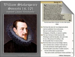 Уильям Шекспир Сонеты 14, 101. William Shakespeare Sonnets 14, 101