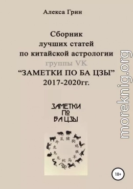 Сборник лучших статей по китайской астрологии группы ВК «ЗАМЕТКИ ПО БА ЦЗЫ» 2017 по 2020 год