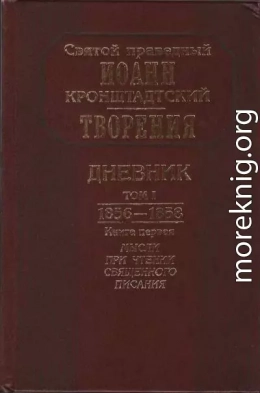 Дневник. Том I. 1856-1858. Книга вторая. Духовные опыты. Наблюдения. Советы