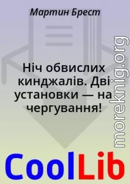 Ніч обвислих кинджалів. Дві установки — на чергування!